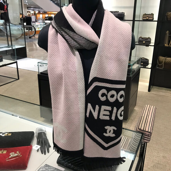 2019新作限定 【シャネルスーパーコピー】COCO NEIGE CC カシミアスカーフ マフラー